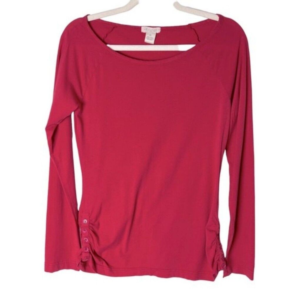Mod-O-Doe Red Long Sleeve Top  Size M